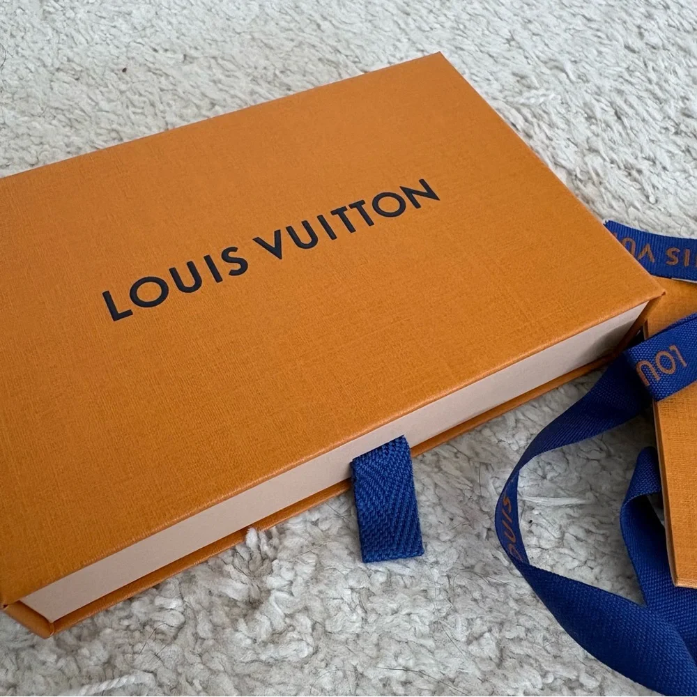 Louis Vuitton Small Gift Box with Gift tag and ribbon